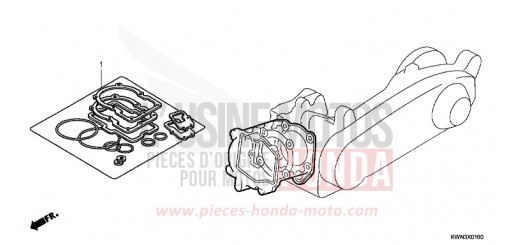 TROUSSE DE JOINT A WW125EX2A de 2010